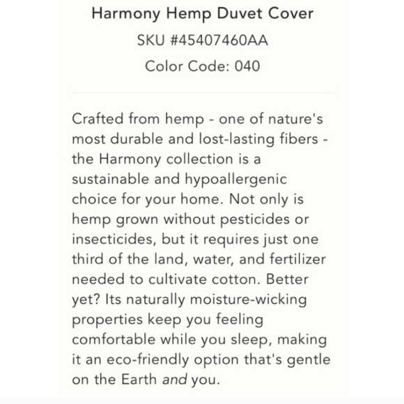 Anthropologie Harmony Hemp Salmon Pink King Duvet - Picture 3 of 11